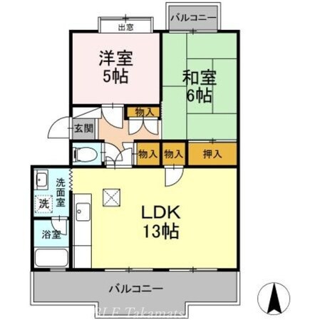 ピュアハイツの物件間取画像